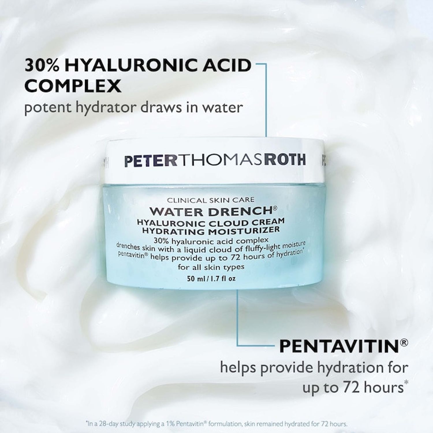Cremă hidratantă Peter Thomas Roth Water Drench Hyaluronic Cloud, 50 Ml fotografia produsului View 3 L
