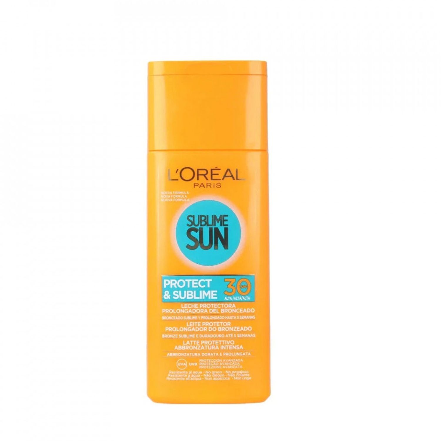 Lapte protectie solara L'Oreal Paris Sublime Sun Protect & Sublime, SPF 30, 200ml fotografia produsului