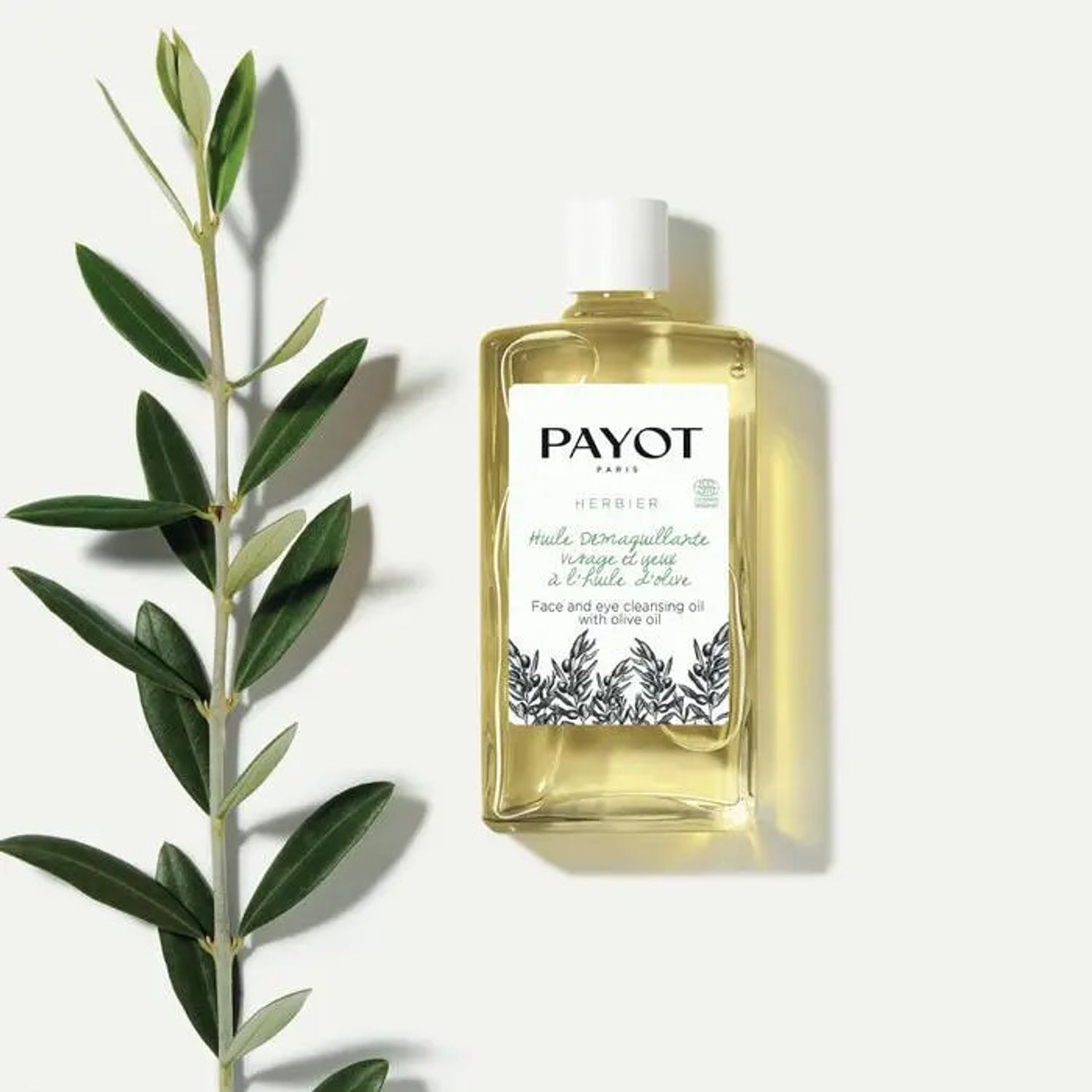 Ulei demachiant pentru fata si ochi cu ulei de masline, Payot Herbier Organic Cleansing Oil 95 Ml, 95 ml fotografia produsului View 2 L