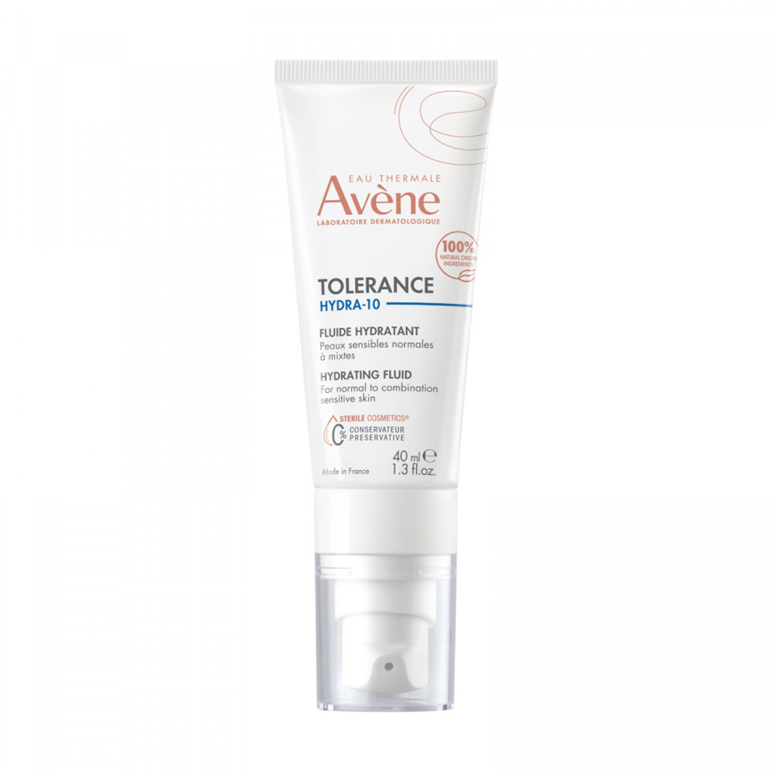 Fluid hidratant Avene Tolerance Hydra 10, 40 ml fotografia produsului