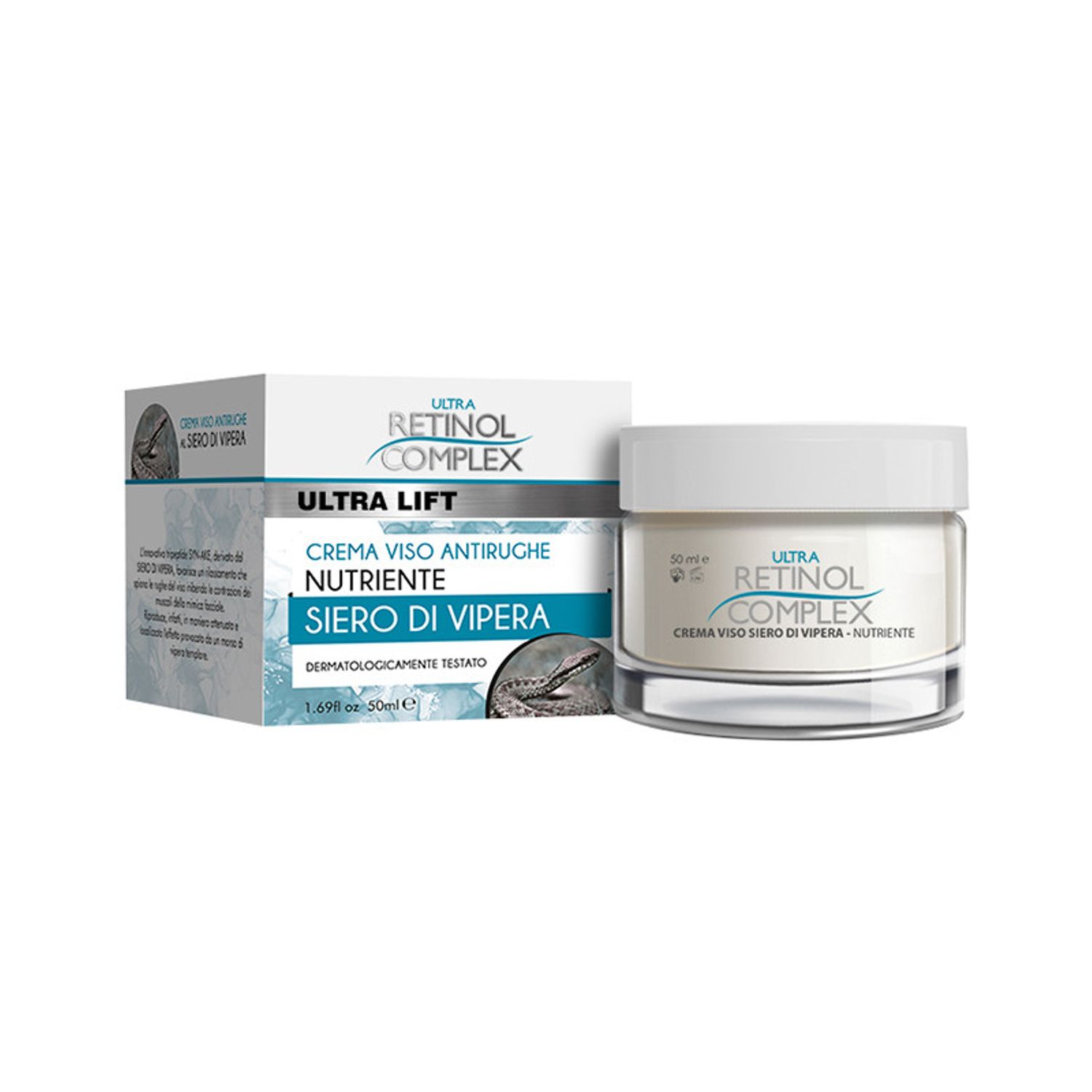 Crema antirid nutritiva cu Ser de Vipera Retinol Complex 50ml fotografia produsului