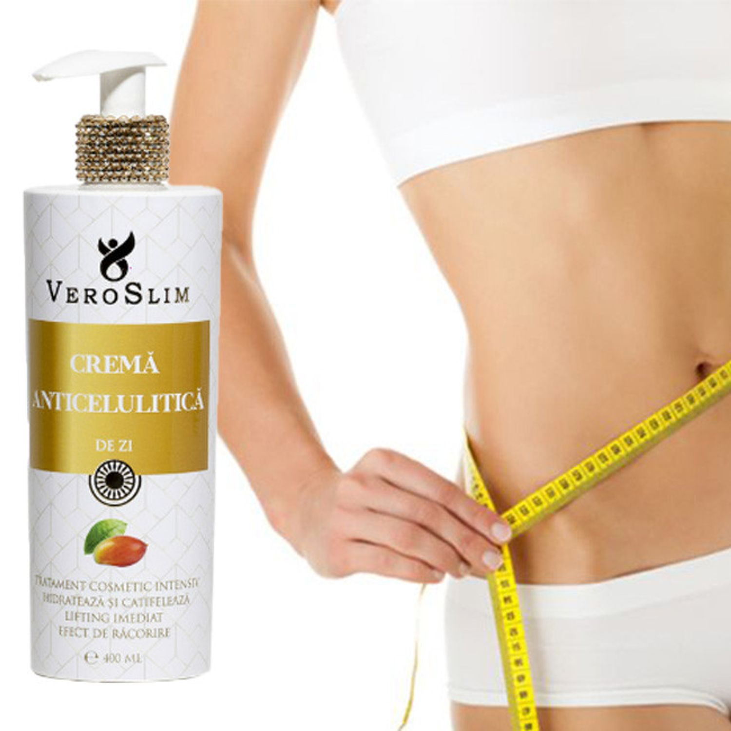 Crema anticelulitica de zi Veroslim 400 ml. fotografia produsului View 2 L