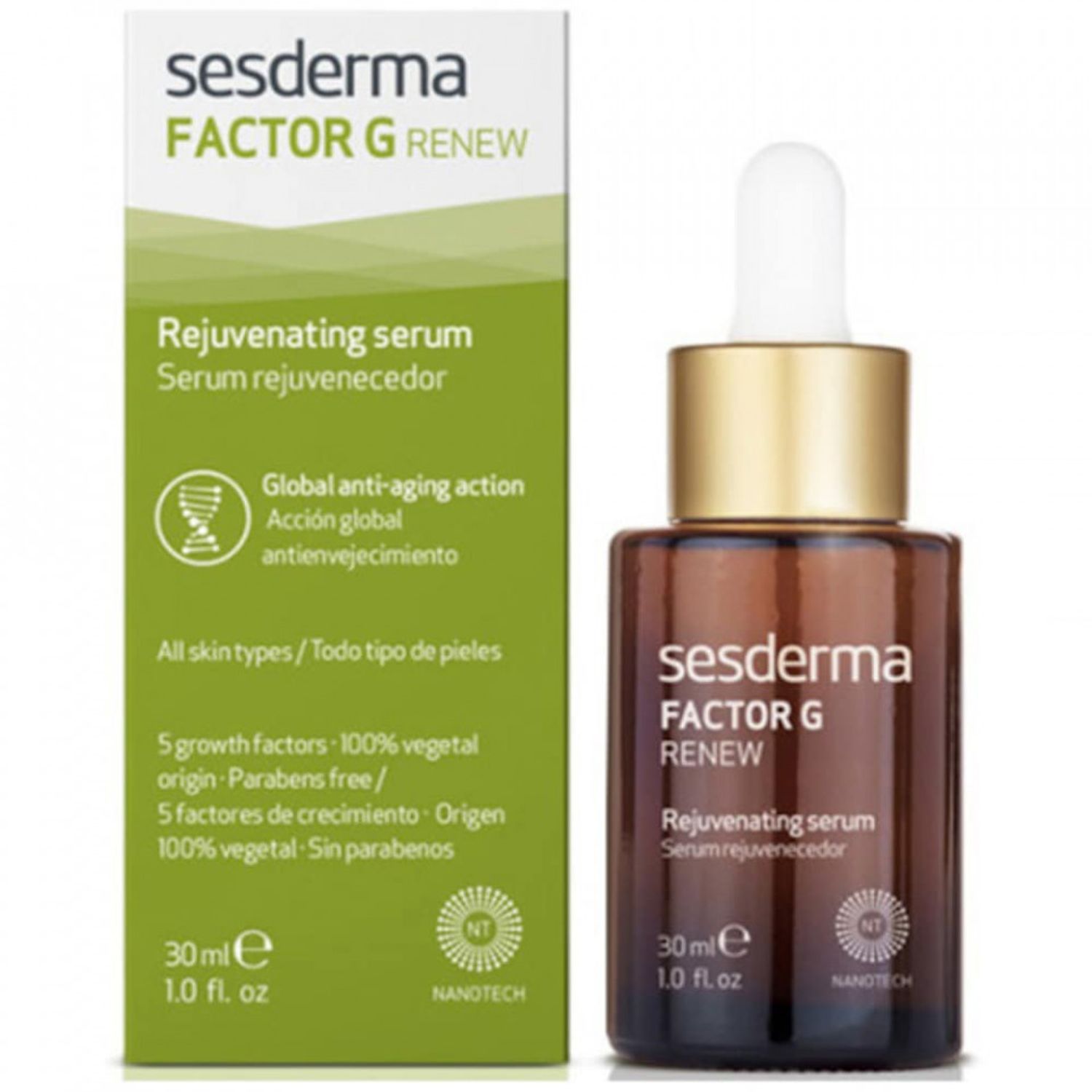 Ser cu efect de intinerire Sesderma Factor G Renew, 30 ml fotografia produsului