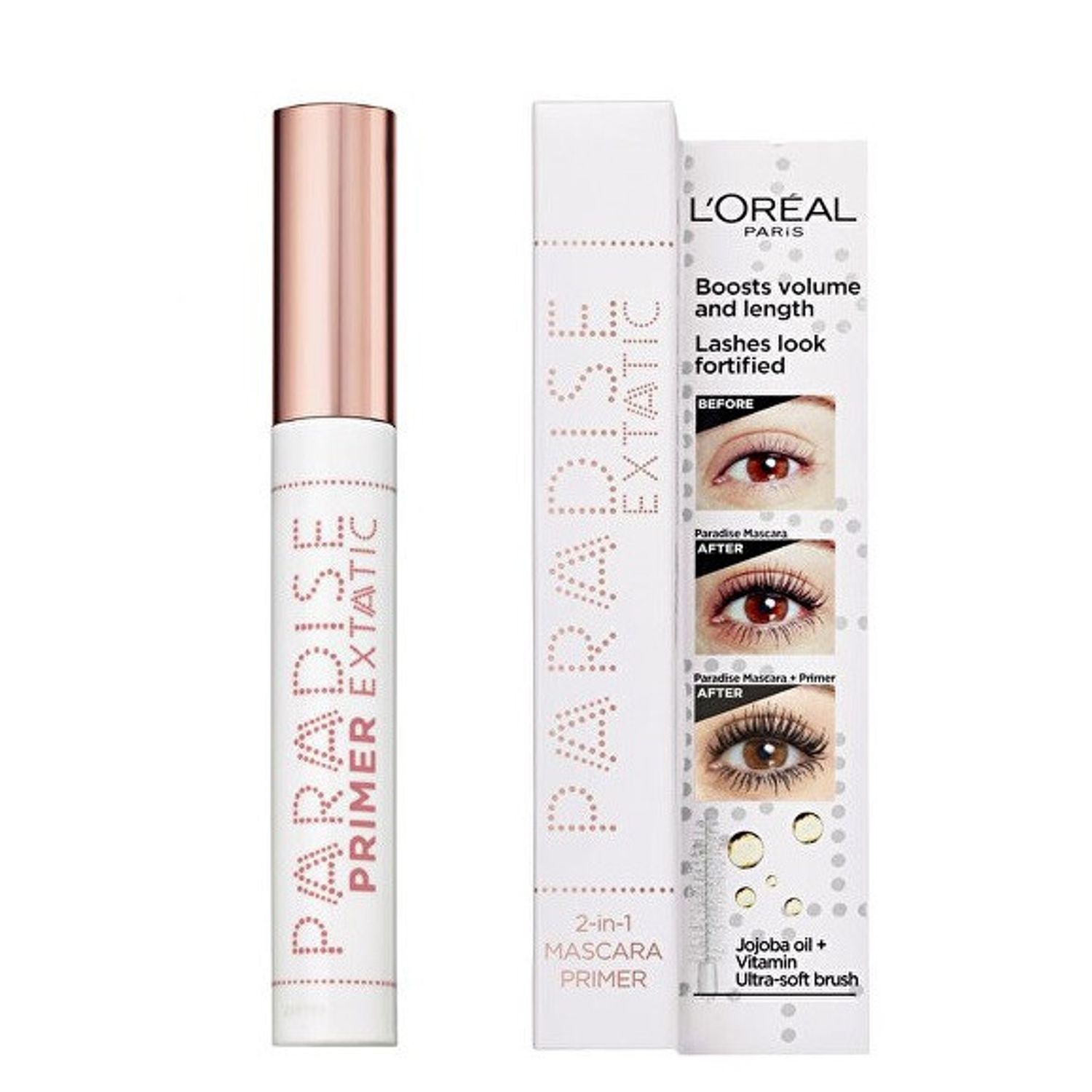 Primer mascara L’Oréal Paris Paradise Extatic 2-in-1 Mascara Primer, 7.2 ml fotografia produsului