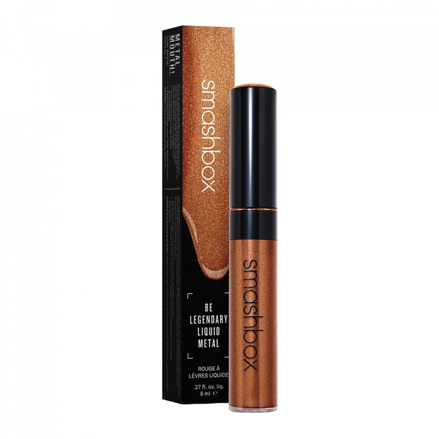 Ruj de buze Smashbox Be Legendary Liquid Metal, Iced Out, 8 ml fotografia produsului View 3 L
