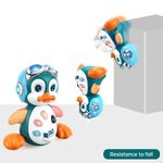 Jucarie interactiva Pinguin cu sunete si lumini, verde fotografia produsului View 2 S
