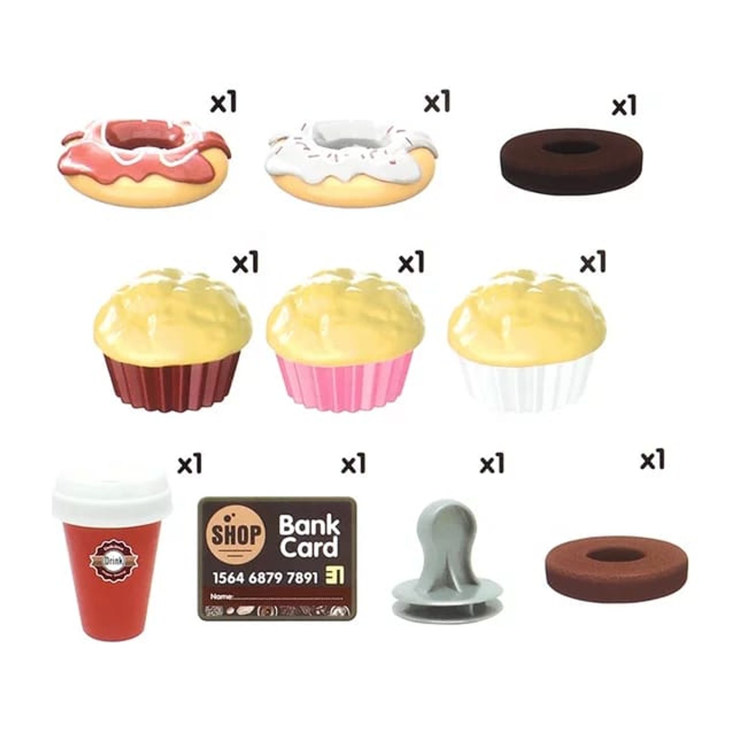 Set Coffe Shop cu accesorii, sunete si lumini fotografia produsului View 2 L