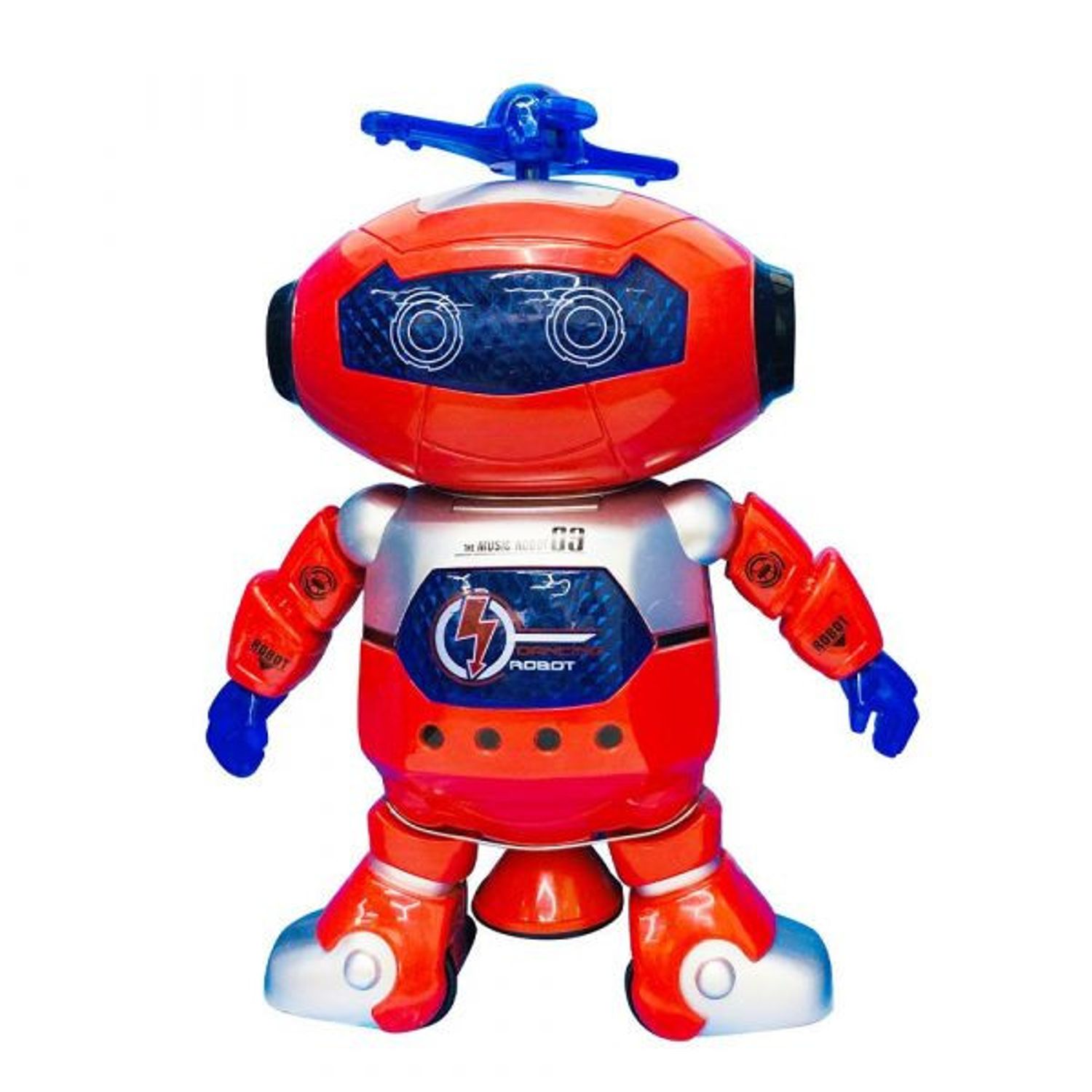 Robot interactiv Mr Robot, cu lumini si sunete, rosu fotografia produsului