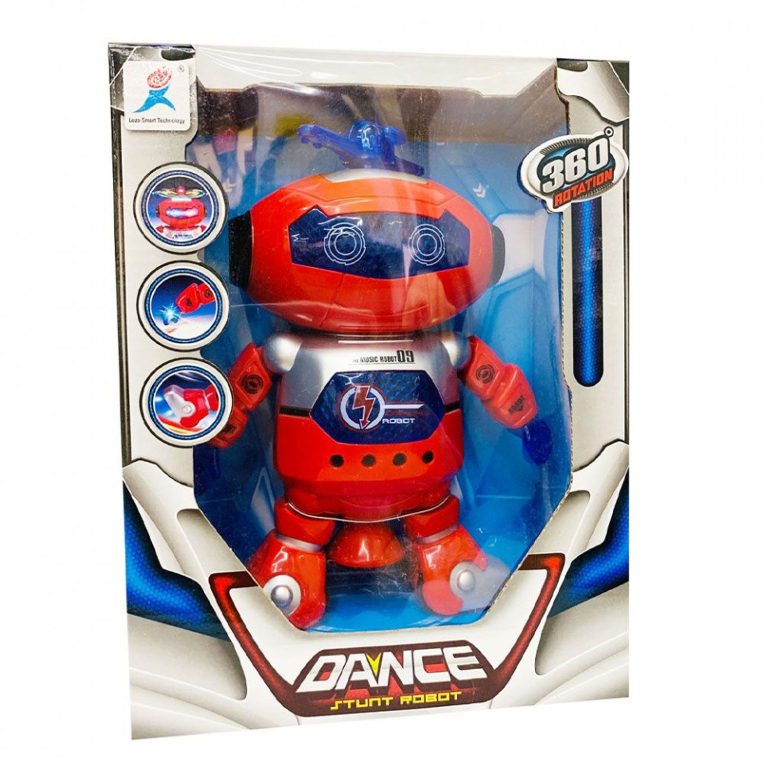 Robot interactiv Mr Robot, cu lumini si sunete, rosu fotografia produsului View 2 L