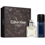 Set Cadou Calvin Klein Eternity for Men, 100 ml Apa de Toaleta + 150 ml Deodorant spray fotografia produsului