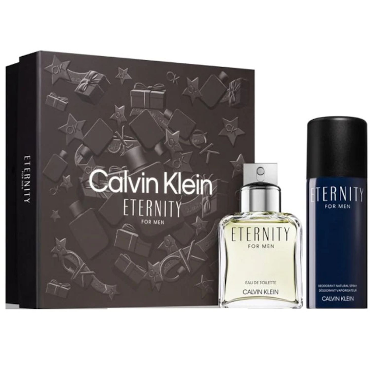 Set Cadou Calvin Klein Eternity for Men, 100 ml Apa de Toaleta + 150 ml Deodorant spray fotografia produsului