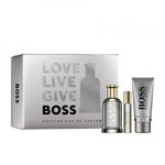 Set cadou Boss Bottled Barbati, 100 ml Apa de Parfum + 100 ml Gel de Dus + 10 ml Apa de Parfum fotografia produsului