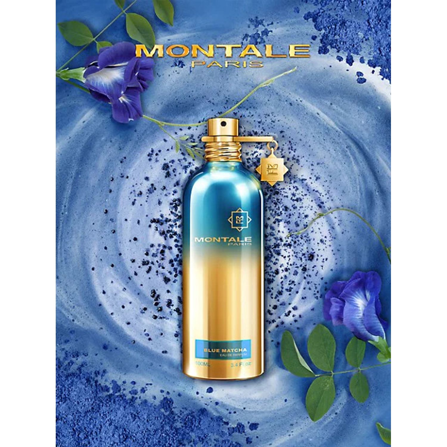 Apa de parfum Montale Paris Blue Matcha, 100 ml, pentru femei fotografia produsului View 3 L