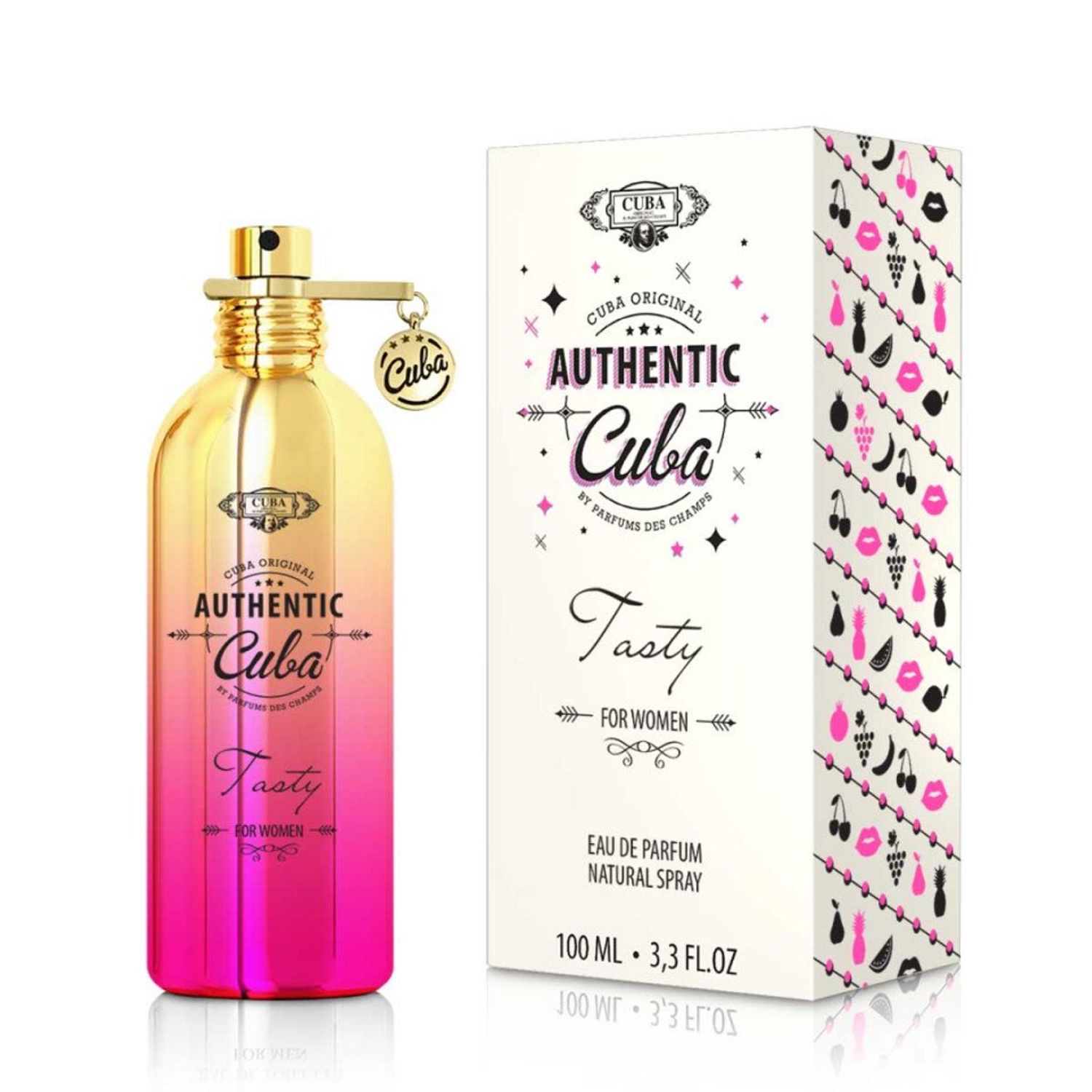 Apa de parfum Cuba Authentic Tasty, 100 ml, pentru femei fotografia produsului