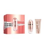 Set cadou Carolina Herrera 212 VIP Rose, 50 ml Apa de parfum + 75 ml Lotiune de corp fotografia produsului