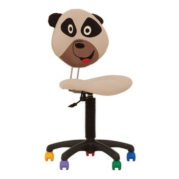 Scaun De Birou Pentru Copii Panda GTS, Textil Microsolco, Multicolor