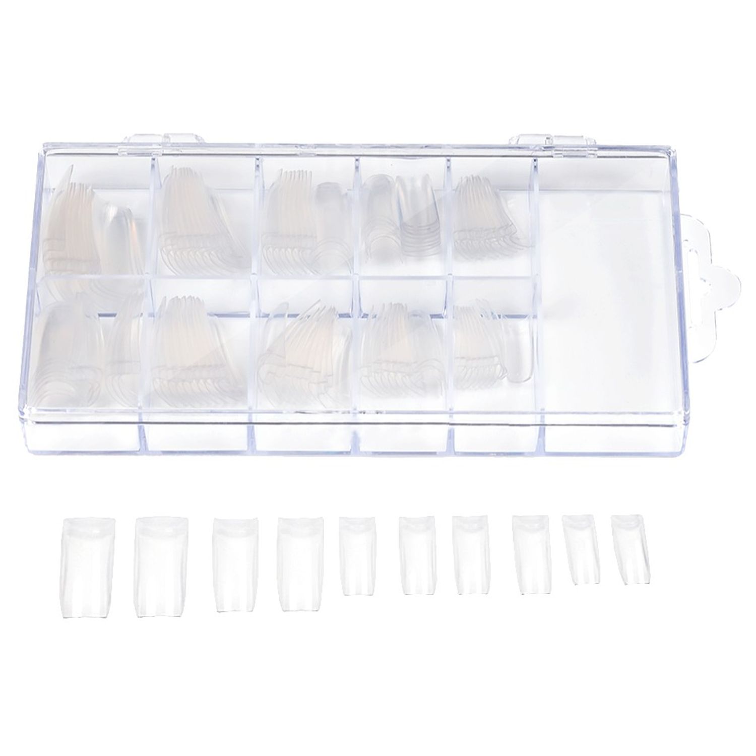 Set 100 bucati Unghii False tips fotografia produsului
