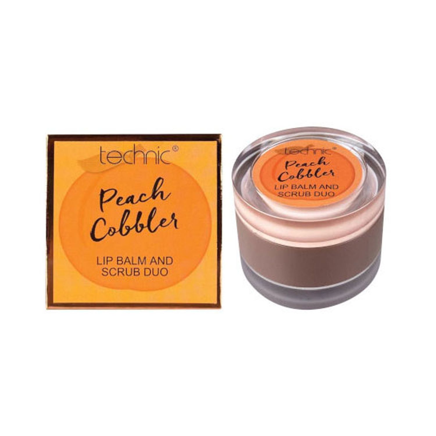 Balsam si scrub de buze Technic Duo, Piersici fotografia produsului