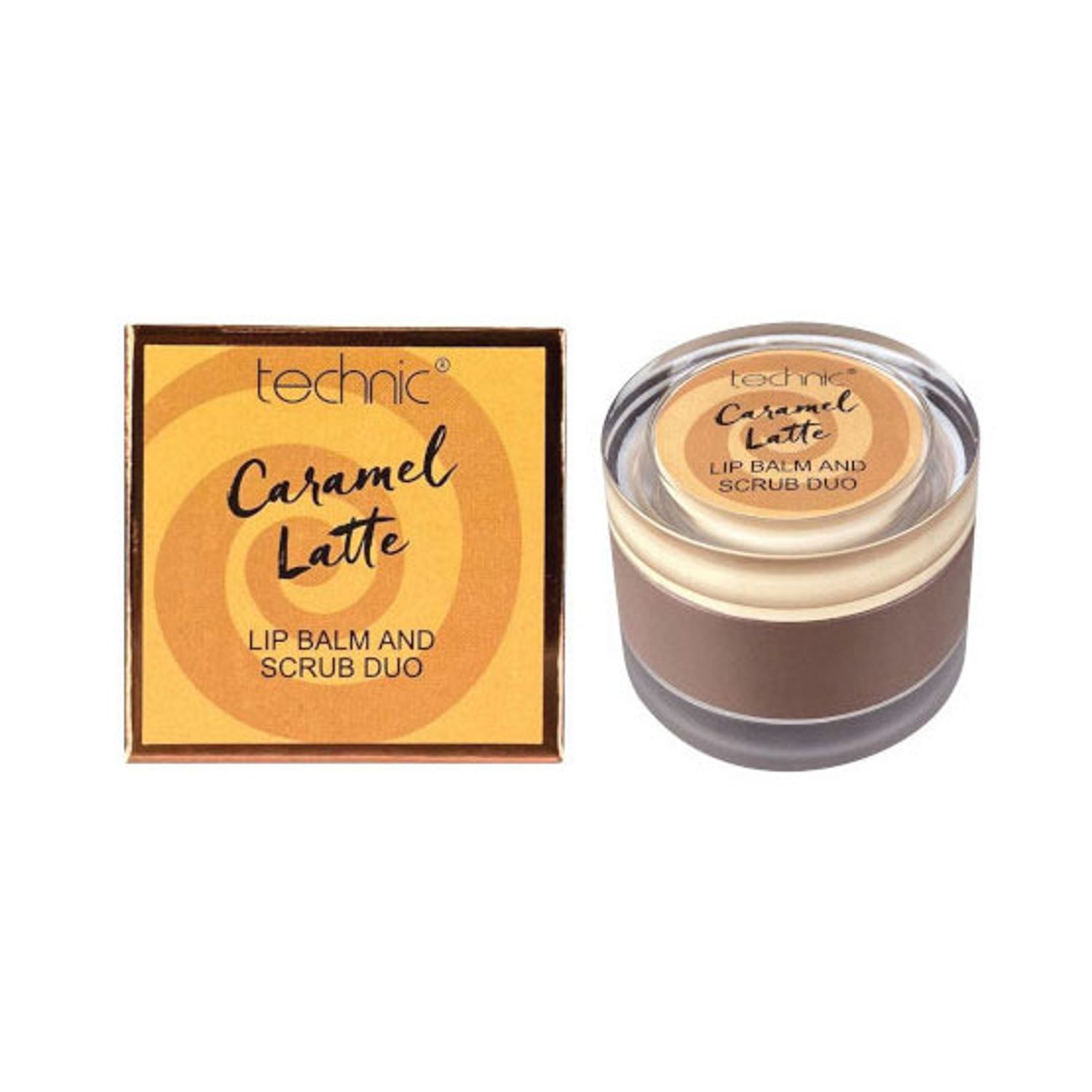 Balsam si scrub de buze Technic Duo, Caramel fotografia produsului View 2 L