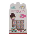 Set 12 Unghii False Pentru Copii, Xuca Beauty, 20 Stegulete fotografia produsului