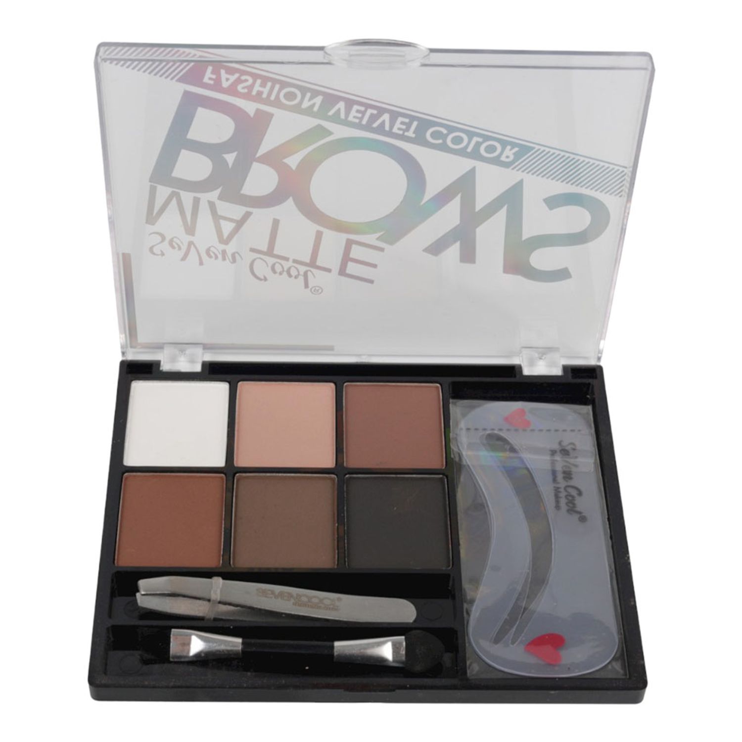 Kit complet pentru definirea sprancenelor Nova Kiss Matte Brows, 01 fotografia produsului