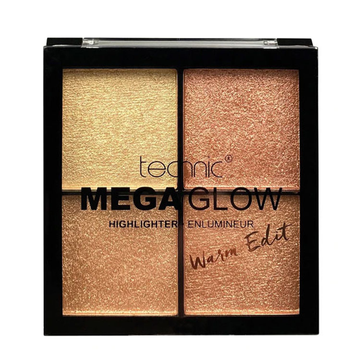 Paleta iluminatoare Technic Mega Glow Warm Edit, 10 g fotografia produsului