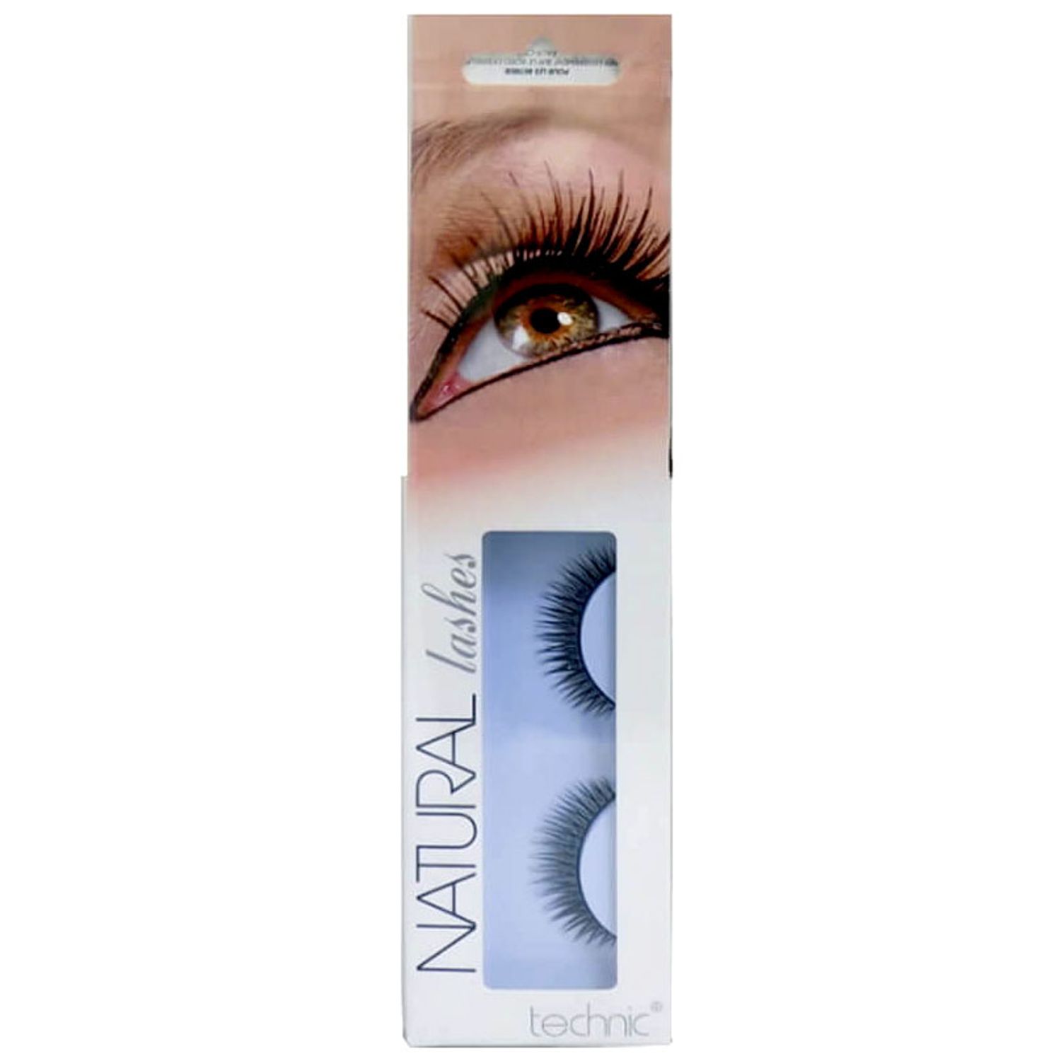 Gene False cu Aspect Natural TECHNIC Natural Lashes, adeziv inclus BC14 fotografia produsului