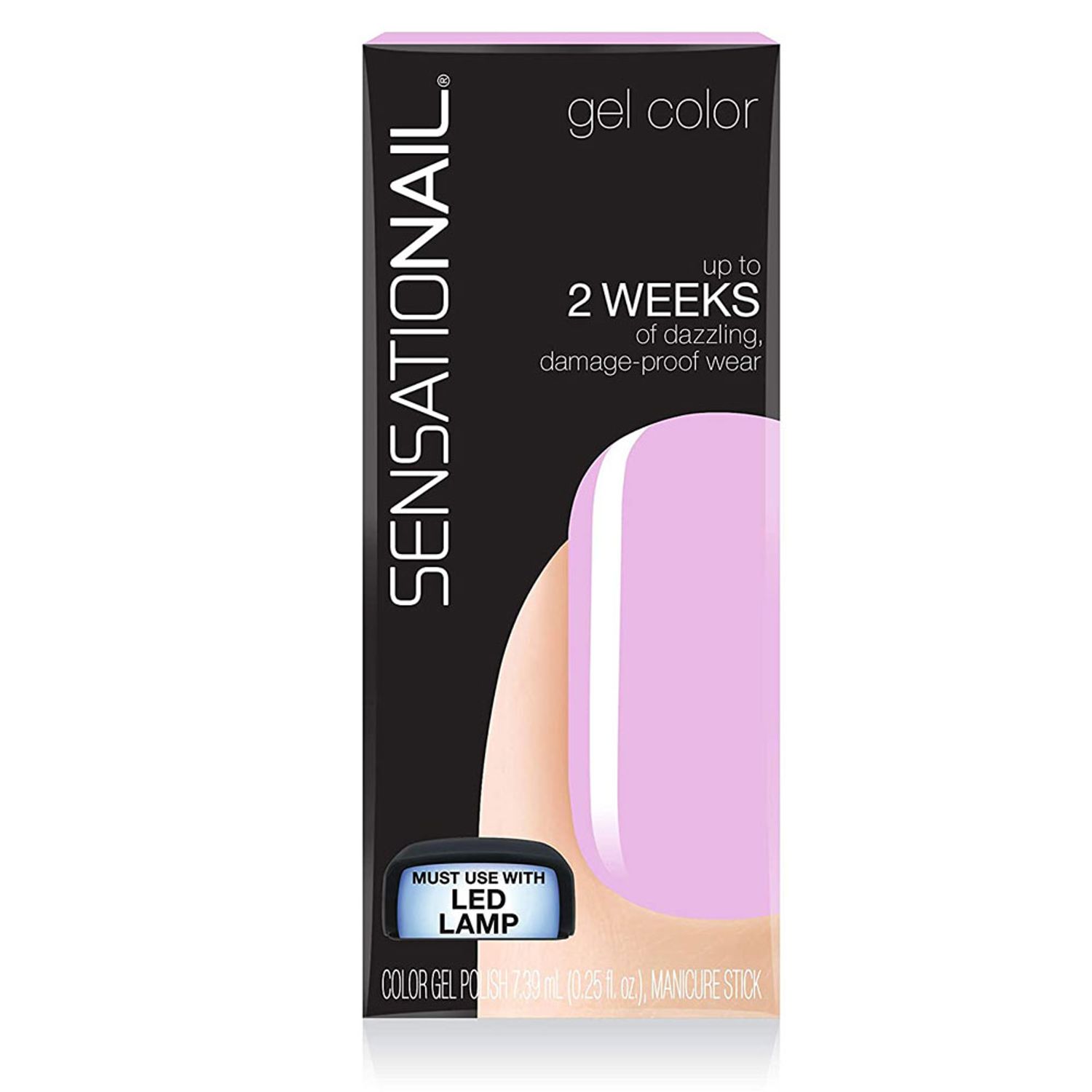 Gel UV LED semipermanent SENSATIONAIL Gel Color, Lovely Lychee fotografia produsului