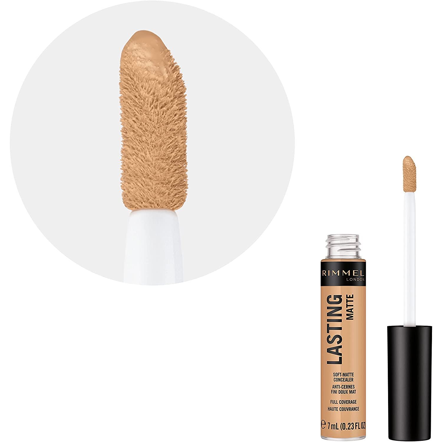 Corector Rimmel London Lasting Matte 025 True Beige, 7 ml fotografia produsului View 3 L