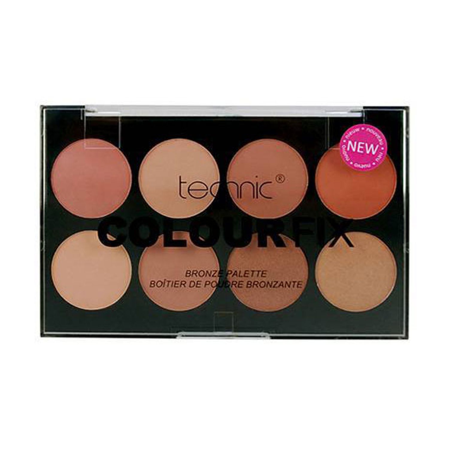 Paleta Profesionala pentru contur si bronz Technic Colour Fix Bronze, 28 g fotografia produsului