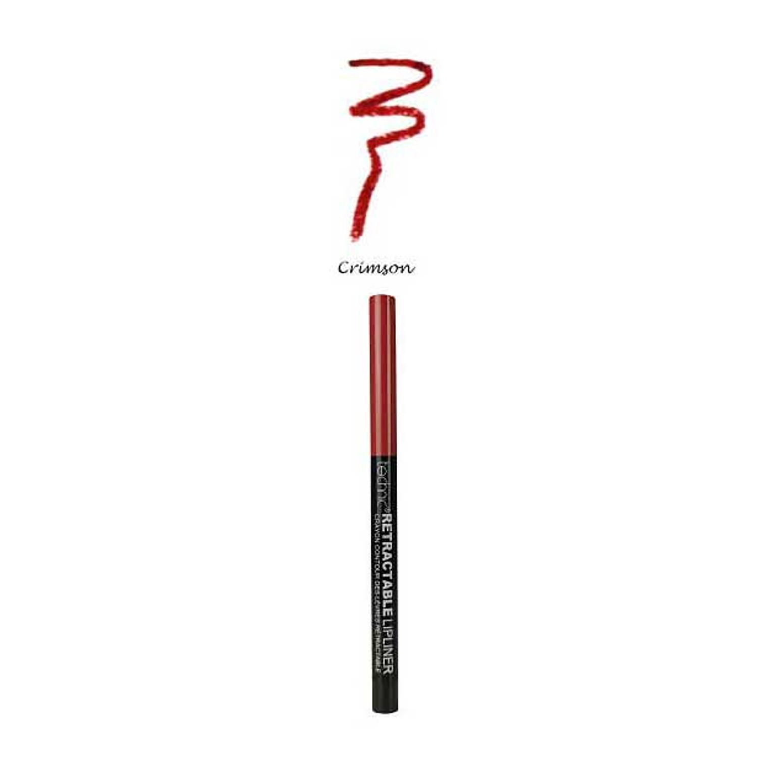 Creion de buze retractabil, rezistent la transfer Technic, Crimson fotografia produsului View 2 L