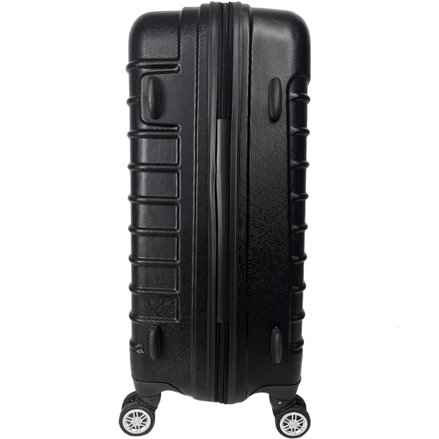 Set 2 trolere, Quasar & Co.&reg;, Model Compatible Air, ABS, negru, Mic/Mediu fotografia produsului View 7 L