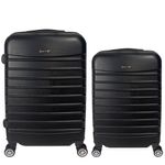 Set 2 trolere, Quasar & Co.&reg;, Model Compatible Air, ABS, negru, Mic/Mediu fotografia produsului View 2 S