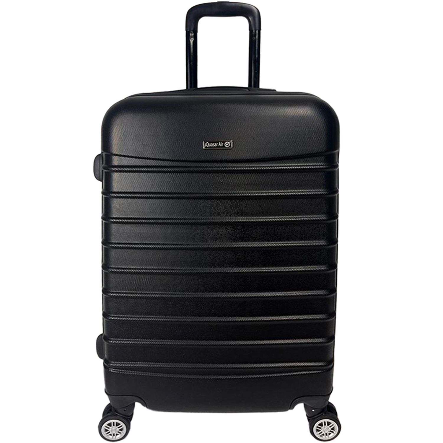 Set 2 trolere, Quasar & Co.&reg;, Model Compatible Air, ABS, negru, Mic/Mediu fotografia produsului View 3 L