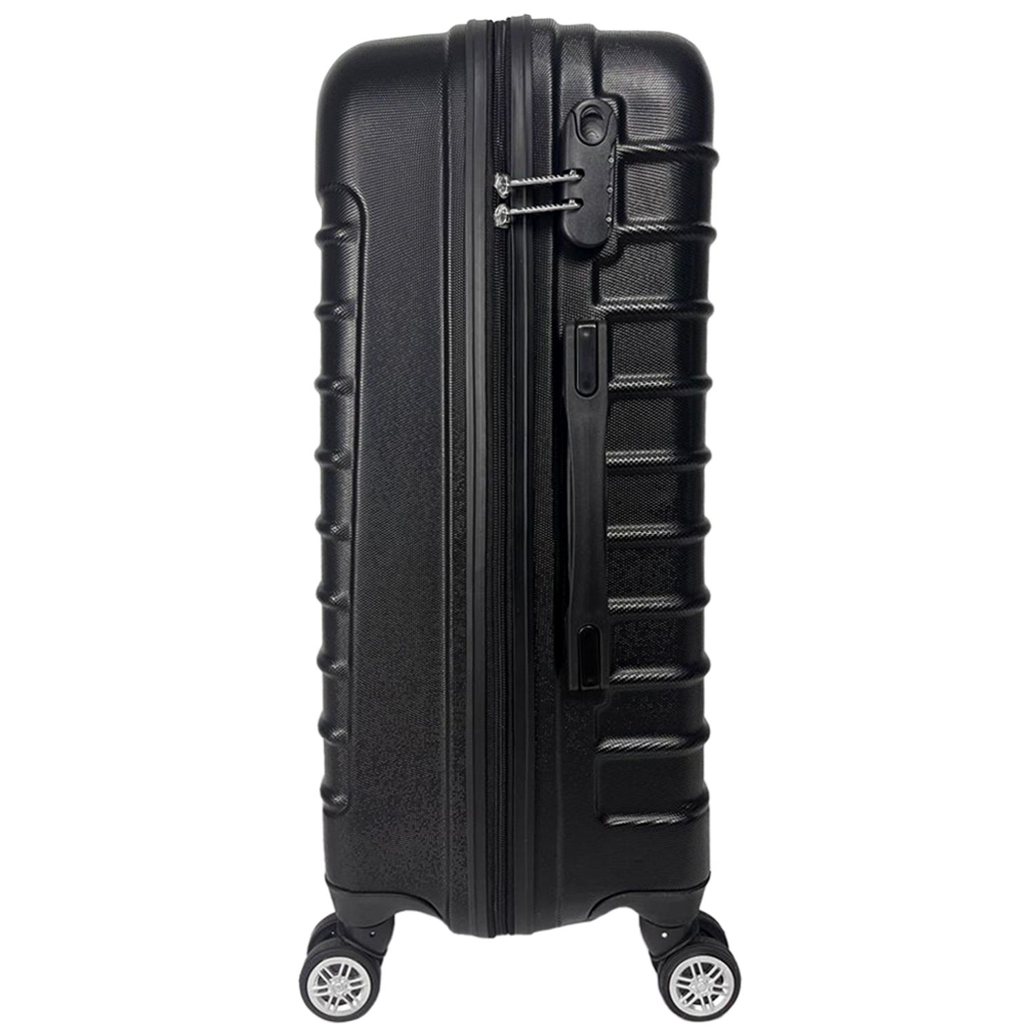 Set 2 trolere, Quasar & Co.&reg;, Model Compatible Air, ABS, negru, Mic/Mediu fotografia produsului View 11 L