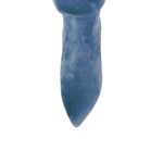 Cizme dama, YDA Collezione, model Laura, varf ascutit, piele intoarsa ecologica, 44 cm inaltime, toc 6 cm, marime 39, bleu fotografia produsului View 5 S