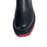Ghete dama, YDA Collezione, model Roxi, varf rotund, cu elastic, talpa contrast, piele ecologica, 19,5 cm - 5949491003297 fotografia produsului View 5 S