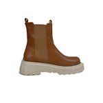 Ghete dama, YDA Collezione, model Roxi, varf rotund, cu elastic, talpa contrast, piele ecologica, 19,5 cm - 5949491003341 fotografia produsului View 3 S