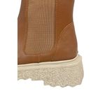 Ghete dama, YDA Collezione, model Roxi, varf rotund, cu elastic, talpa contrast, piele ecologica, 19,5 cm - 5949491003341 fotografia produsului View 4 S