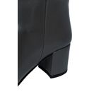 Cizme dama, YDA Collezione, model Mara, varf ascutit, piele ecologica, 47 cm inaltime, toc 6 cm, marime 38, negru fotografia produsului View 5 S