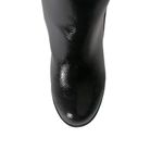 Cizme dama, YDA Collezione, model Anda, varf rotund, cu fermoar, piele ecologica lucioasa, 48 cm inaltime, toc 9,5 - 5949491002757 fotografia produsului View 6 S