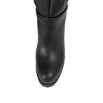 Cizme dama, YDA Collezione, model Cora, varf rotund, piele ecologica, 32 cm inaltime, toc 9,5 cm, marimea 39, negru fotografia produsului View 4 S