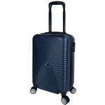 Set 3 trolere, Quasar & Co.&reg;, Model Air Circle, ABS, bleumarin, Mic/Mediu/Mare fotografia produsului View 4 S