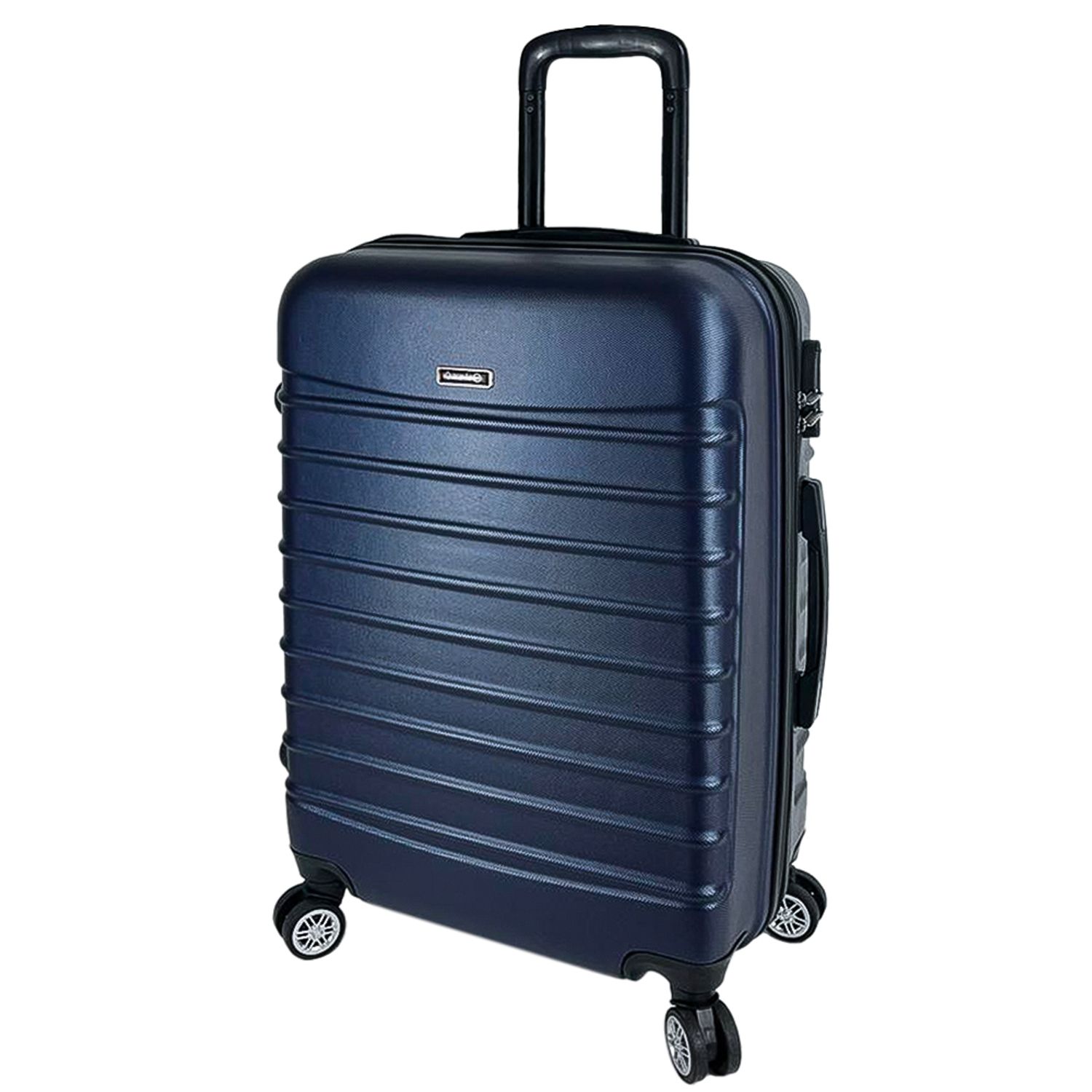Set 3 trolere, Quasar & Co.&reg;, Model Compatible Air, ABS, bleumarin, Mic/Mediu/Mare fotografia produsului View 6 L