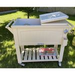 Racitor pentru bauturi clasic, crem, 95.5x48x85 cm fotografia produsului View 3 S
