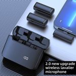Set 2 microfoane profesionale lavaliera, Qyntech&reg;, GE-34 fotografia produsului View 2 S