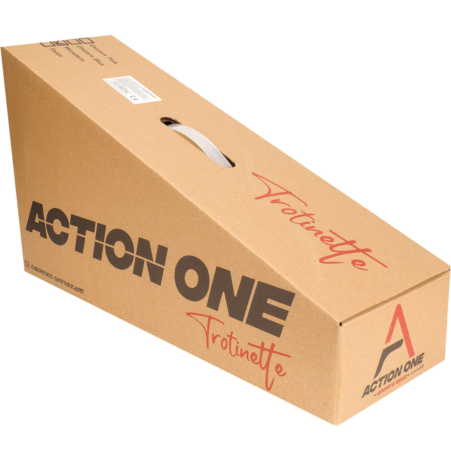 Trotineta Action One LITTLE MONSTERS albastra fotografia produsului View 3 L