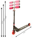 Trotineta pentru copii Action One Warrior, negru fotografia produsului View 4 S