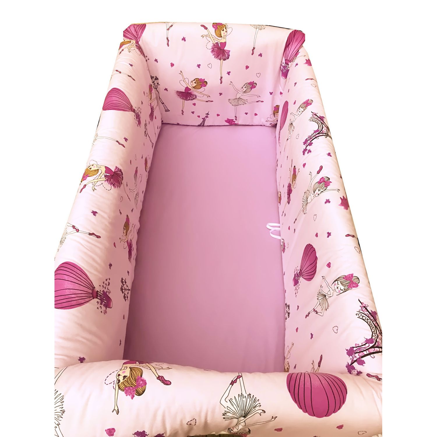 Aparatori laterale protectii pat 140x70 cm Deseda Maxi Balerine fotografia produsului