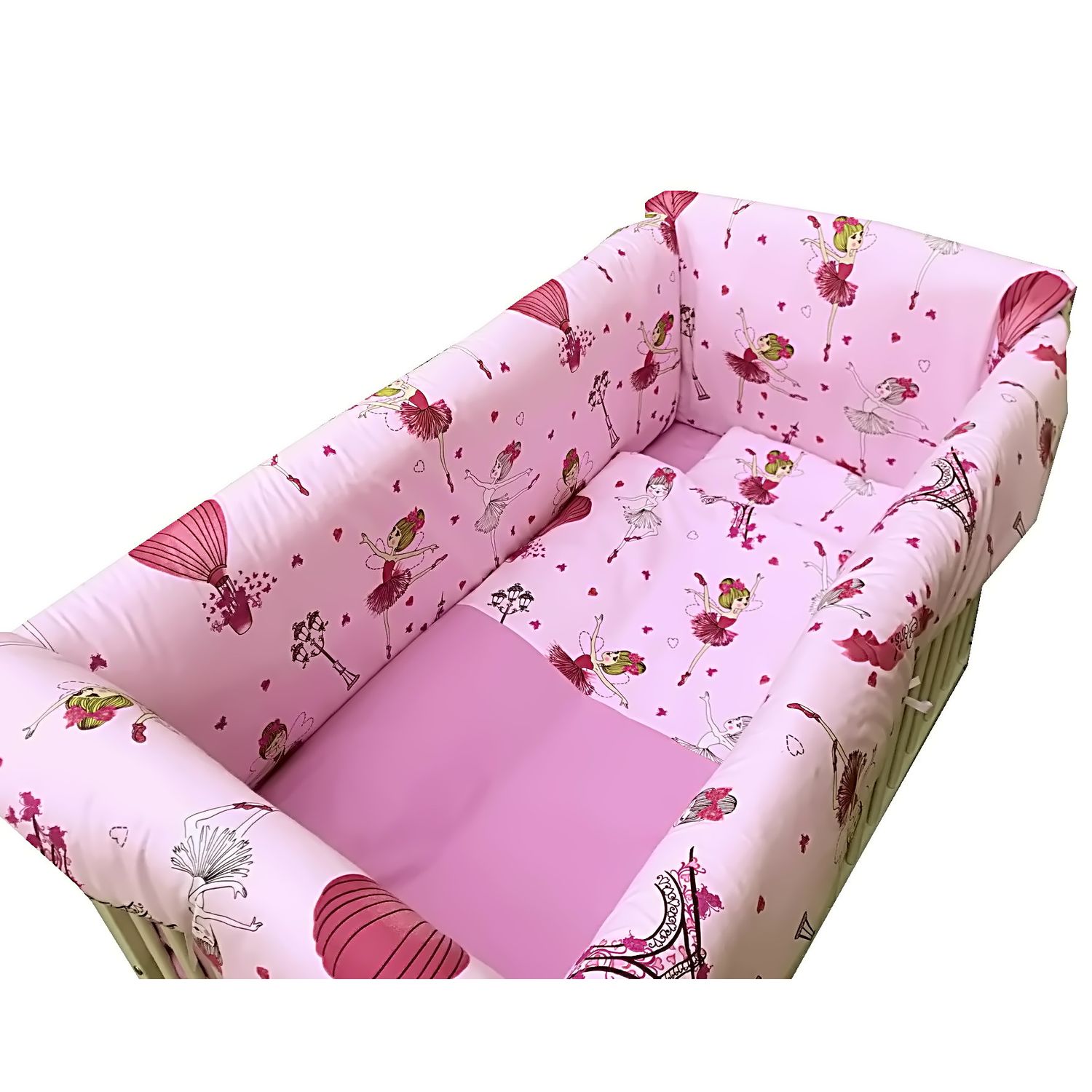 Aparatori laterale protectii pat 140x70 cm Deseda Maxi Balerine fotografia produsului View 2 L